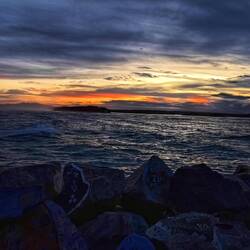 Sunset at V-Wall Nambucca Heads