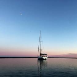 The sunsets are spectacular here