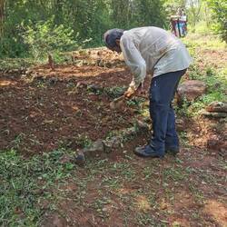 Francesco mut der "Hacke"