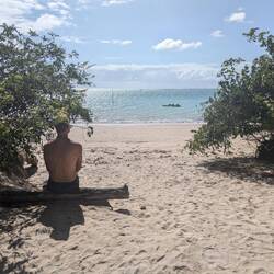 Great campsite right at the beach