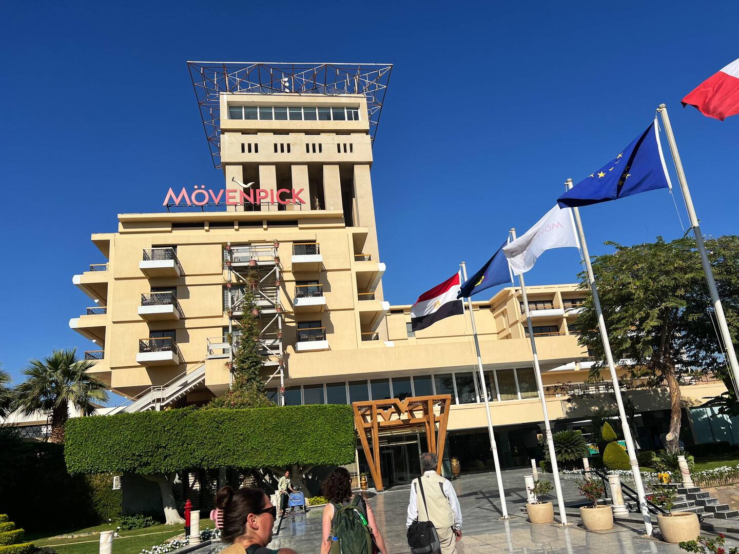 On elephantine Island. Movenpick Hotel