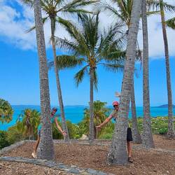Along our bus tour, we stopped at the lookout area at One Tree Hill