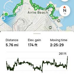 Enjoyed our 5.6 mile walk starting/ending at our unit.