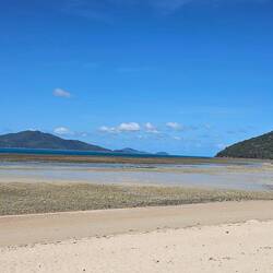 That line along the bottom of the pic shows where the water WAS earlier.