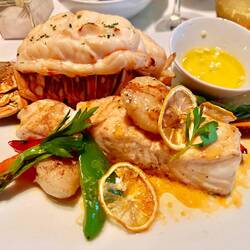 Lobster dinner before