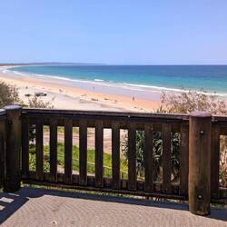 Aussicht beim Eis essen