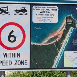 Und wieder zurück über Wide Bay....