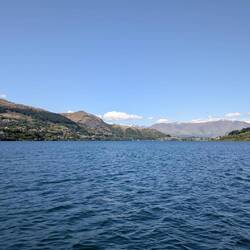 Lake Wakatipu auf dem Wasser