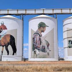 Pingrup Silo Art