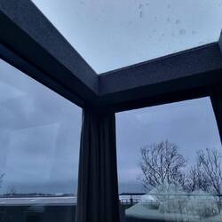 Immerhin gute Aussicht aus dem Schlafzimmer