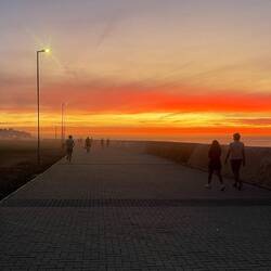 Ein letzter Spaziergang über die Promenade