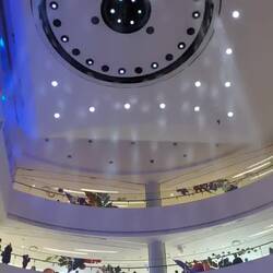 Wassershow im Shopping-Center