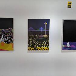 Bisschen Kunst auf dem Weg nach unten