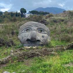 Auf dem Weg auf den Vesuv