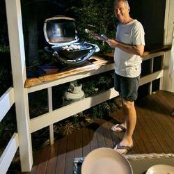 ein feiner Grill rundet den super schönen Tag ab