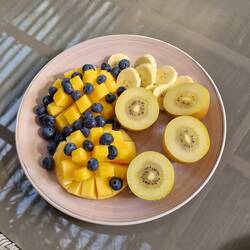 ein frischer Snack am Nachmittag, zubereitet von Hardy👍