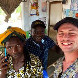 Noah links, und Golden, mein Guide in der Mitte