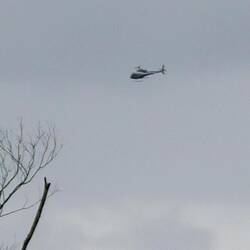 Like a helicopter that flew past us