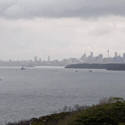 Looking back towards Sydney