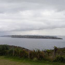 The entrance to Sydney harbor