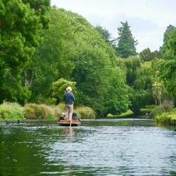 Punting auf dem Avon