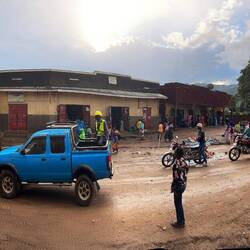 Nach dem Regen wieder alles da.