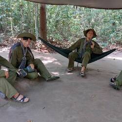 Mannequins of Viet Cong soldiers