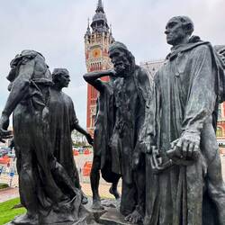 Monument des Six Bougeois, in 1346 sacrificed themselves to save the rest of town