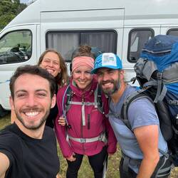 Abschiedsfoto mit André und Svenja