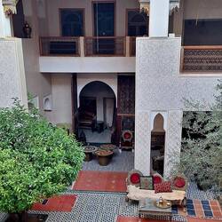 Blick in eine Moschee