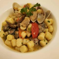 Gnocchi with clams