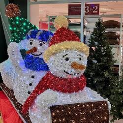 Viel weihnachtliches Blinkblink
