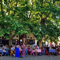 Great atmosphere, the music was great as well...