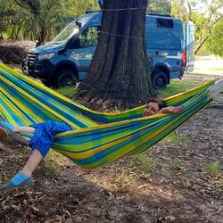 Basic camping ground. Colonia del Sacramento.