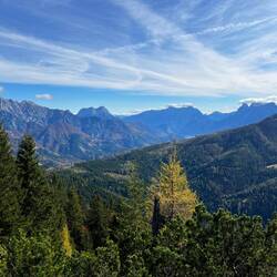 ..eine grandiose Aussicht auf die..