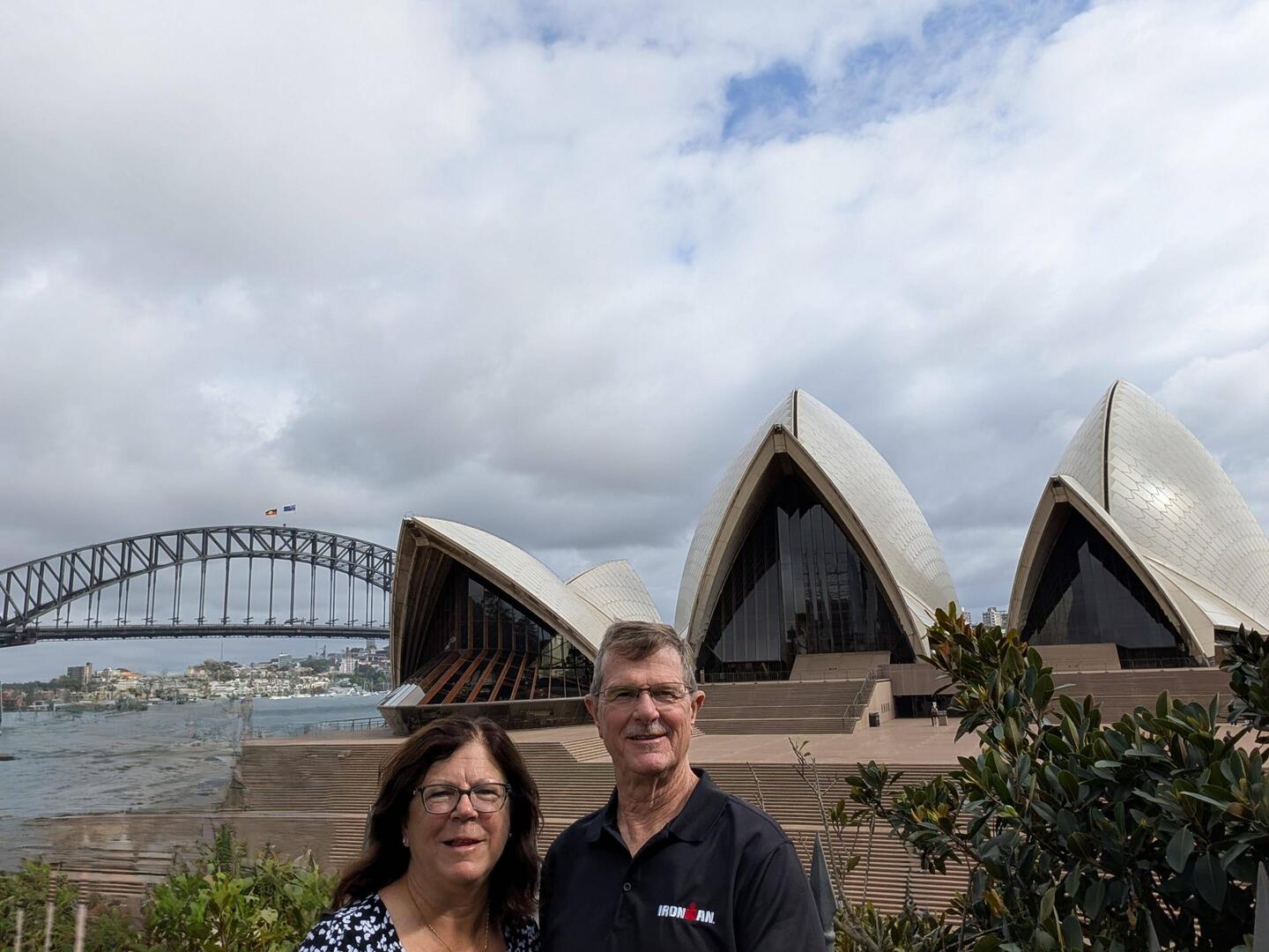 Picture taken from botanic gardens took the first picture on where the land used to end