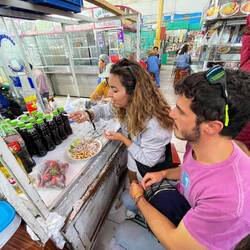 Cevicheando en el mercado San Camilo
