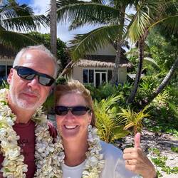 .. vor unsere "Hütte"