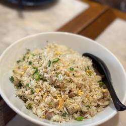 We got fried noodles prawns and fried rice