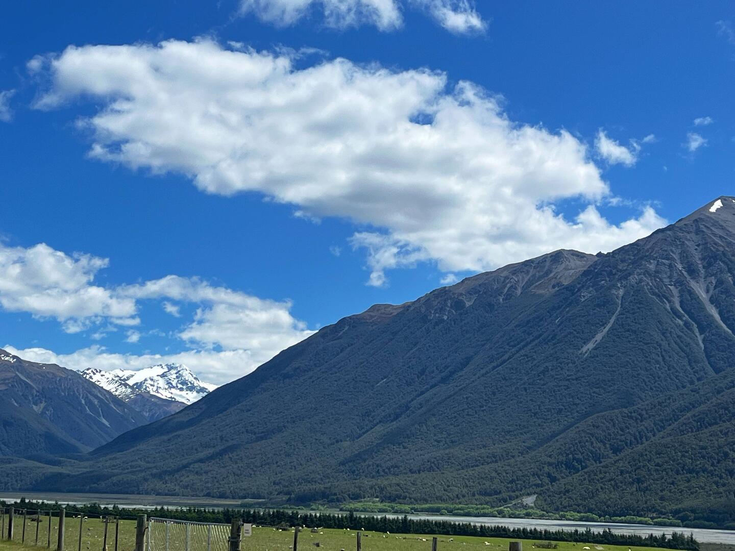 Auf dem Weg zum Lake Tekapo