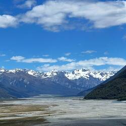 Auf dem Weg zum Lake Tekapo
