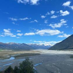 Auf dem Weg zum Lake Tekapo