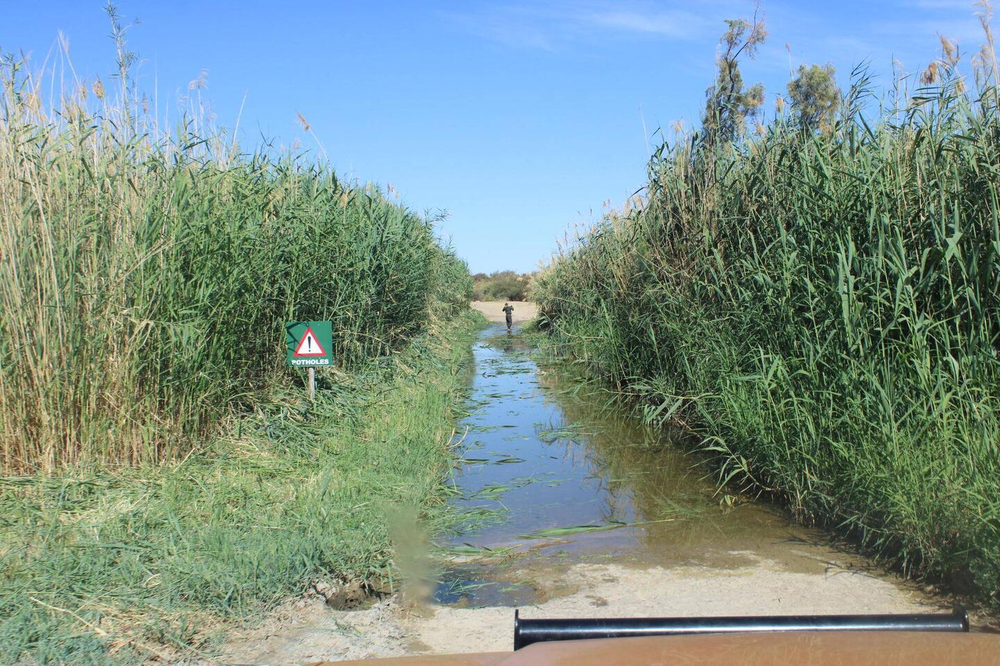 Wasserdurchfahrt