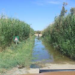 Wasserdurchfahrt
