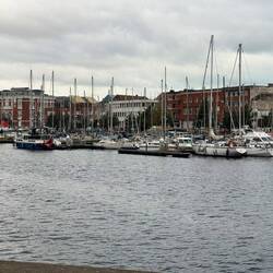 Port of Dunkirk. This area took major blows in both wars.