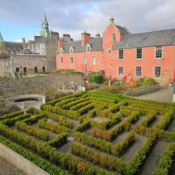 Abbot house, vue depuis la bibliothèque Carnegie (le même milliardaire qu'à NY)