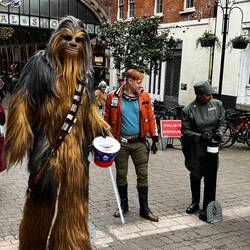 Star Wars caught us.