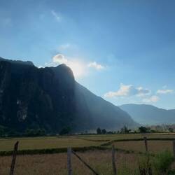 Die Landschaft ist so traumhaft schön.