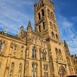 Façade sud de l'université de Glasgow
