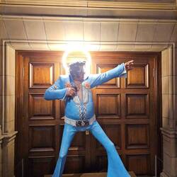 Le saint King! (On trouve un peu de tout dans ce musée 😅)